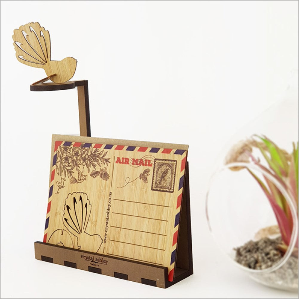 Bamboo Postcard - Fantail (15.6 x 11cm)