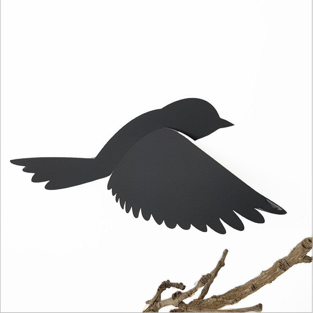 Wall Art - Polypropylene Sparrows in Flight (Black)