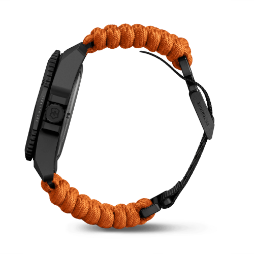 Watch - VICTORINOX Dive Pro 43mm Black Dial Orange Paracord Strap