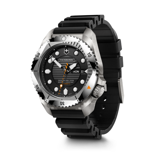 Watch - VICTORINOX Dive Pro 43mm Black Dial Black Rubber Strap