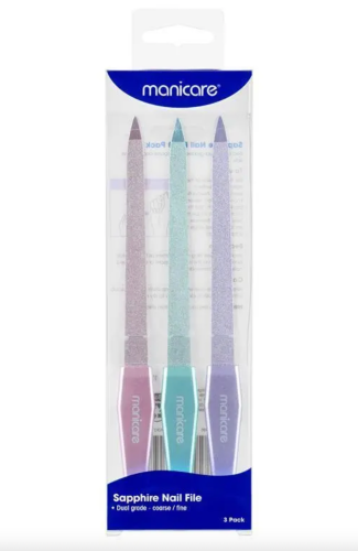Nail Files 3 Pack - Manicare Sapphire (6 Packs)