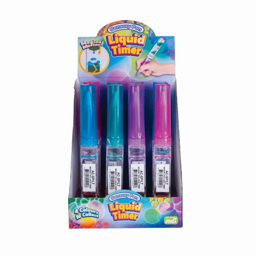 Sensory Pen - Liquid Timer (Set of 12 Assorted)