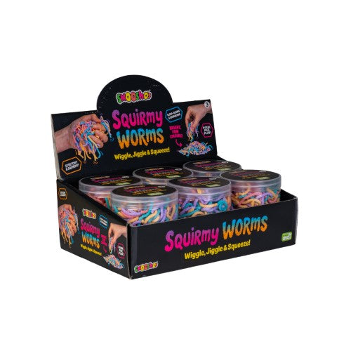 Sensory Toy - Squirmy Worms (Set of 12)