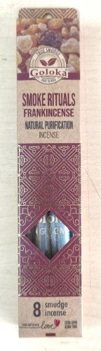 Smudge Incense - Goloka Smoke Rituals Frankincense (12 Packs)