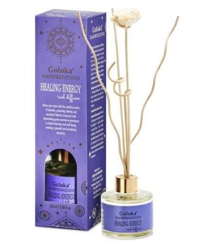 Reed Diffuser - Goloka Healing Energy (Lavender & Green Aventurine)