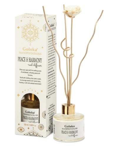 Reed Diffuser - Goloka Peace & Harmony (Sandalwood & Clear Quartz)