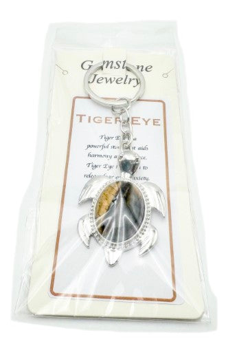 Keyring - Turtle Tiger Eye (Set of 6)