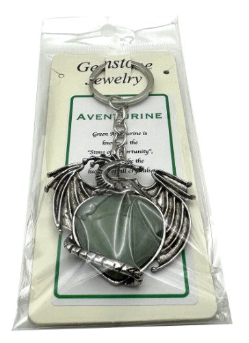 Keyring - Flying Dragon Aventurine (Set of 6)