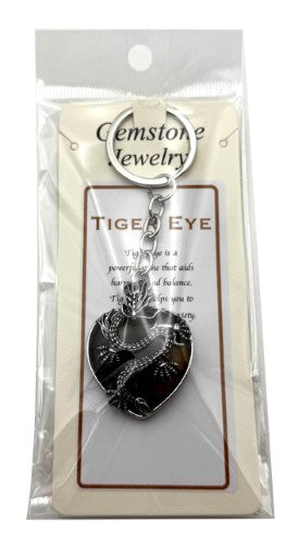 Keyring - Dragon Heart Tiger Eye (Set of 6)