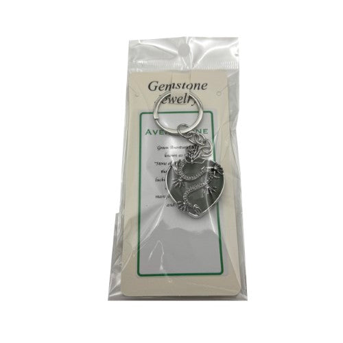 Keyring - Dragon Heart Aventurine (Set of 6)