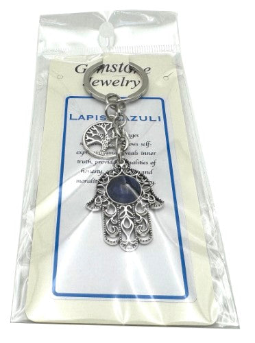 Keyring - Hamsa Lapis (Set of 6)