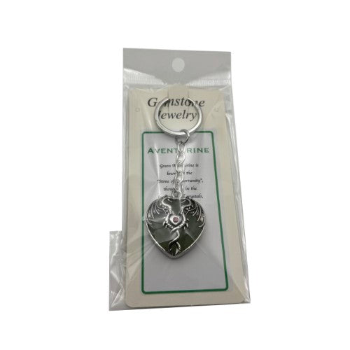 Keyring - Mystical Dragon Heart Aventurine (Set of 6)