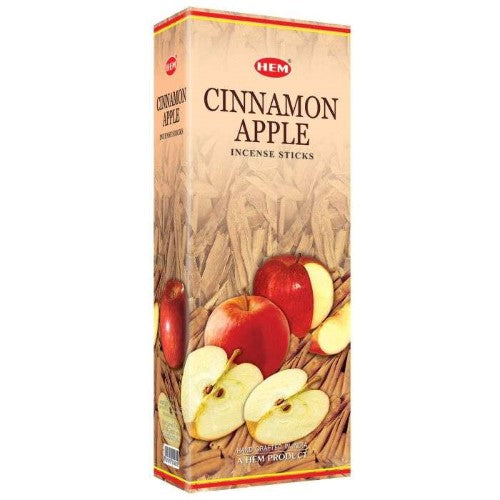 Incense - HEM Cinnamon Apple Hexa (Box of 6)