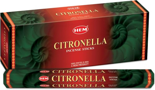 Incense - HEM Citronella Hexa (Box of 6)