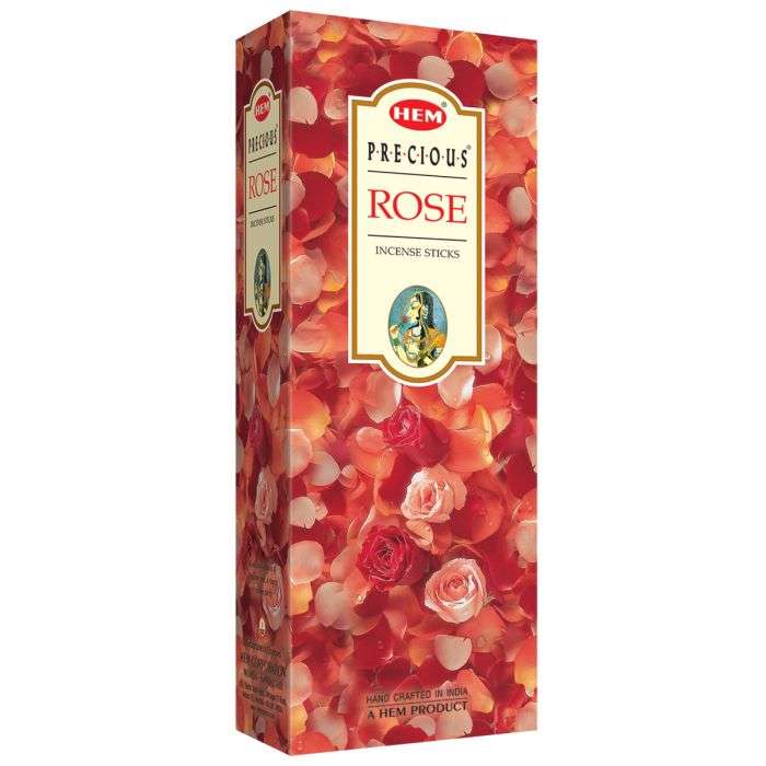 Incense - HEM Precious Rose Hexa (Box of 6)
