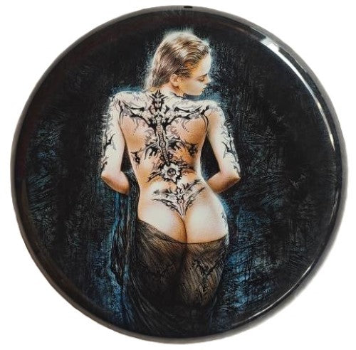 Round Metal Wall Art - Gothic Fantasy (35 x 35 x 1.5cm)