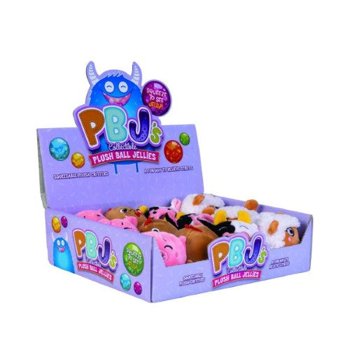Plush Ball - Farm Animals Jellies (Set of 12 Assorted)
