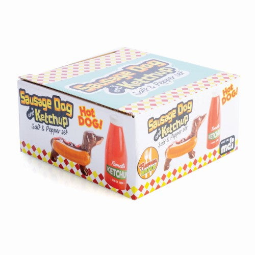 Salt & Pepper Set - Flavour Mates Sausage Dog & Ketchup