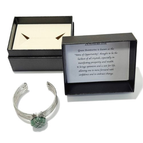Cuff Bracelet - Tumblestone Aventurine