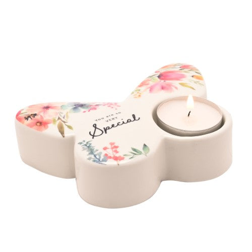 Tealight Holder - The Cottage Garden Butterfly Special (13cm)