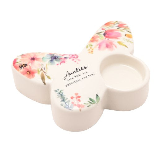 Tealight Holder - The Cottage Garden Butterfly Aunties (13cm)