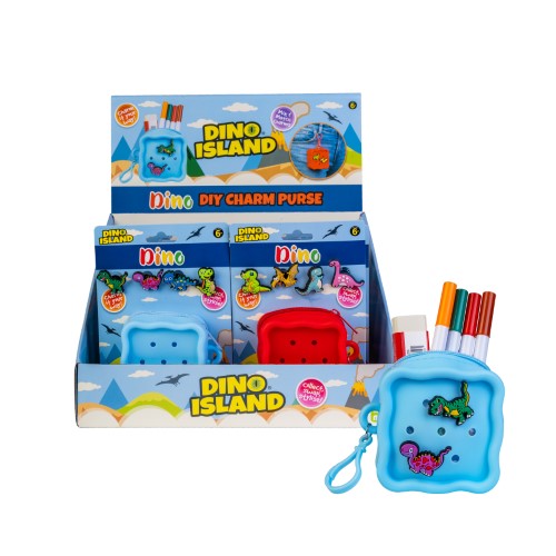 Dino Purse DIY Charm (Set of 12 Assorted)