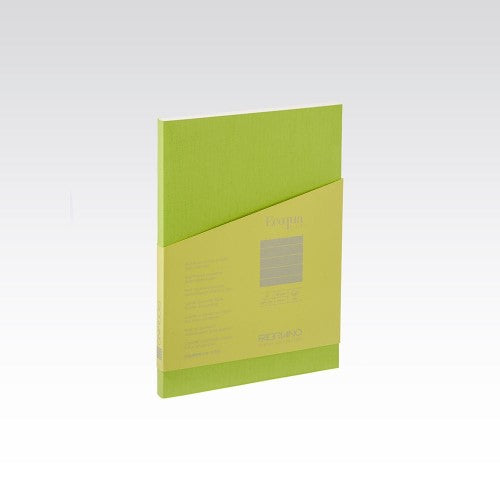Fabriano Ecoqua Plus Glued 90gsm Lined A5 Notebooks LINED A5 LIME 90 SHT