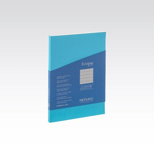 Fabriano Ecoqua Plus Glued 90gsm Lined A5 Notebooks LINED A5 TURQUOISE 90 SHT
