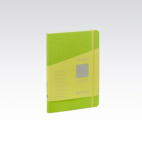 Fabriano Ecoqua Plus Stitch 90gsm Dots A5 Notebooks DOTS A5 LIME 80 SHT