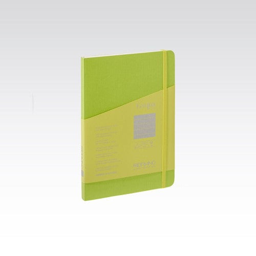 Fabriano Ecoqua Plus Stitch 90gsm Lined A5 Notebooks LINED A5 LIME 80 SHT