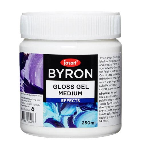 Jasart Byron Gloss Gel Mediums 250ml
