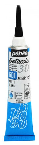 Pebeo 3D Setacolor Paints 20ml WHITE