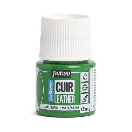 Pebeo Setacolor Leather Paints 45ml CACTUS GREEN