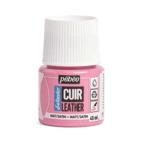 Pebeo Setacolor Leather Paints 45ml CANDY PINK