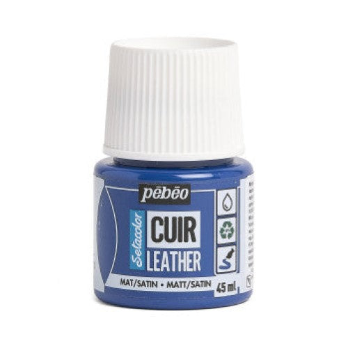 Pebeo Setacolor Leather Paints 45ml ULTRAMARINE BLUE