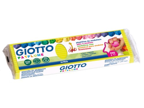 Giotto Patplume Extra Soft 350g Modelling Clay YELLOW