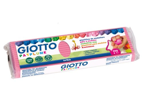 Giotto Patplume Extra Soft 350g Modelling Clay PINK