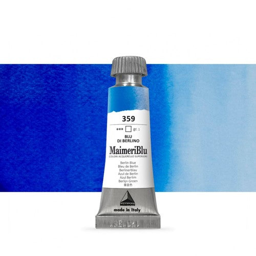 Maimeri Blu Watercolour Paints 12ml BERLIN BLUE 359