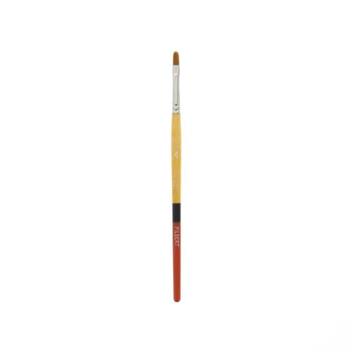 Princeton Snap! 9650 Short Handle Gold Taklon Filbert Brushes GOLD FILBERT 4