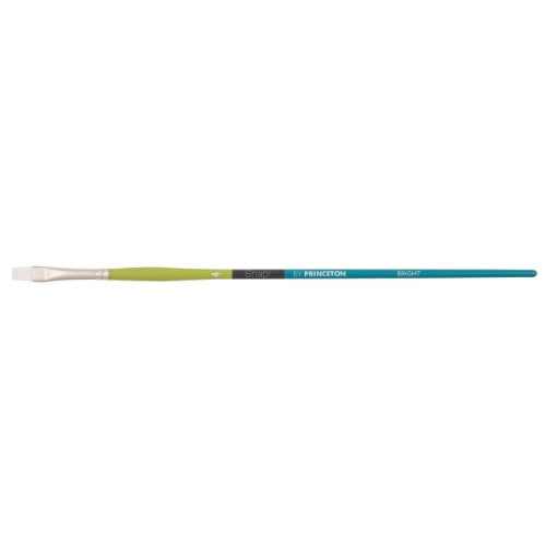 9800 Long Handle White Synthetic Taklon Bright Brushes WHITE BRIGHT 4