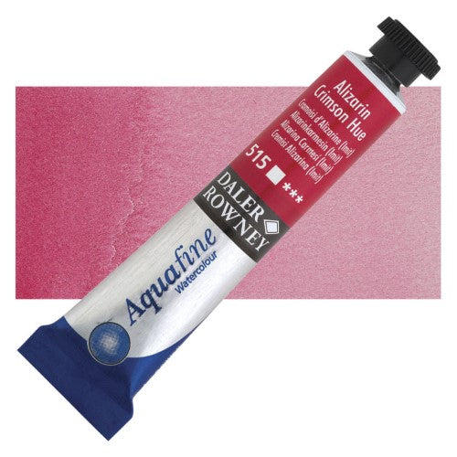 Daler Rowney 8ml Aquafine Watercolour Paints ALIZ CRIMSON 515