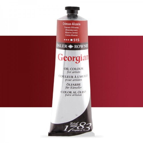 Daler Rowney Georgian Oil Paints 225ml ALIZARIN CRIMSON 515
