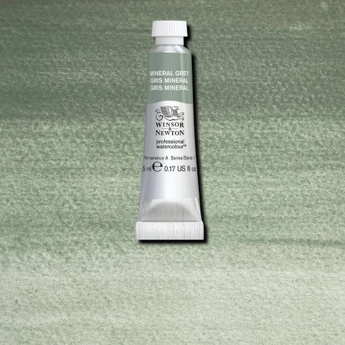 Watercolour Paints 5ml - Winsor & Revival Colours MINERAL GREY