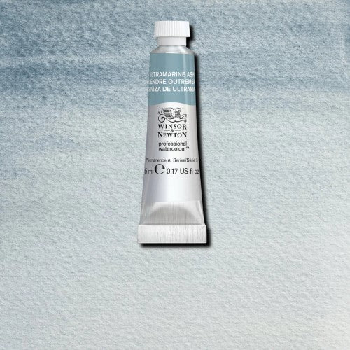 Watercolour Paints 5ml - Winsor & Revival Colours ULTRAMARINE ASH