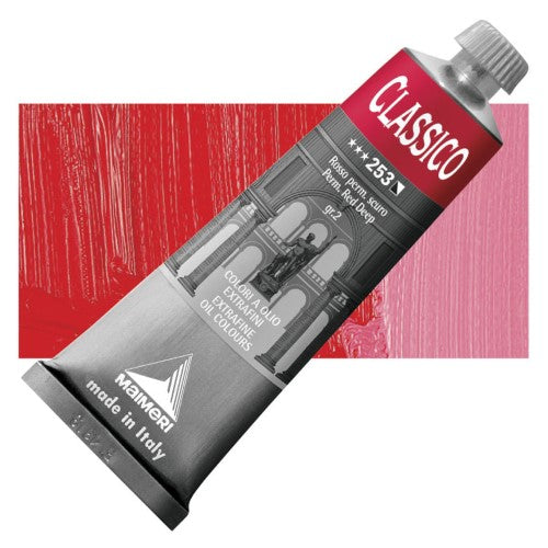 Maimeri Classico Oil Paints 60ml PERM RED DEEP 253