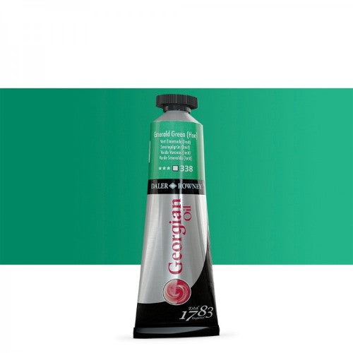 Daler Rowney Georgian Oil Paints 38ml EMERALD GREEN HUE 338