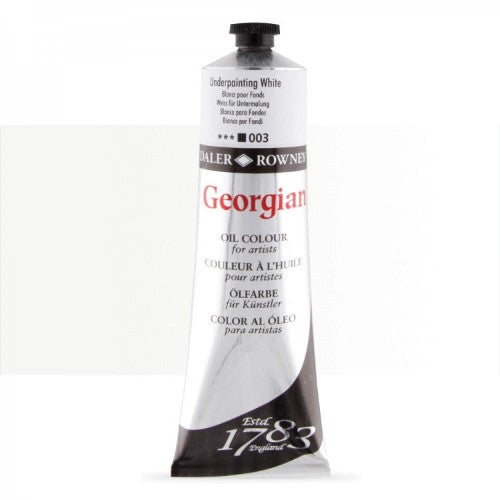 Daler Rowney Georgian Oil Paints 225ml UNDER PAINT WHITE 003