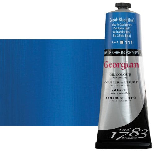 Daler Rowney Georgian Oil Paints 225ml COBALT BLUE HUE 111