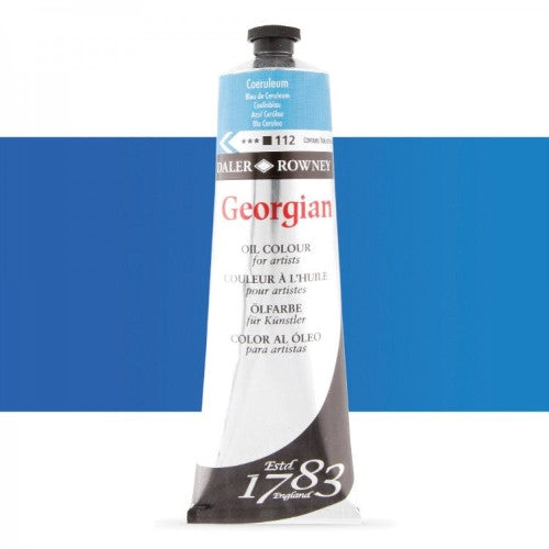 Daler Rowney Georgian Oil Paints 225ml COERULEUM 112