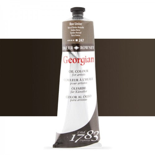 Daler Rowney Georgian Oil Paints 225ml RAW UMBER 247